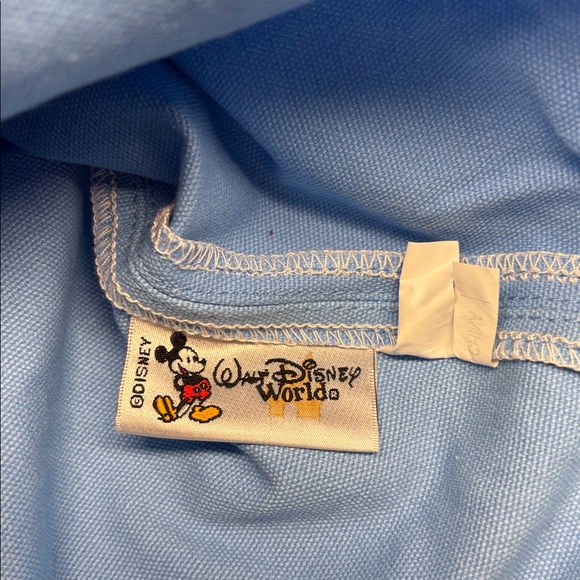 Disney Parks Splash Mountain Drawstring Canvas Backpack Blue RARE - Picture 6 of 9